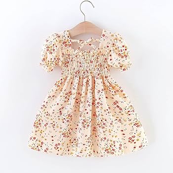 トップス JILTU baby frill foodie Amazon.com: Toddler Baby Girl Dress Set Short Sleeve Floral